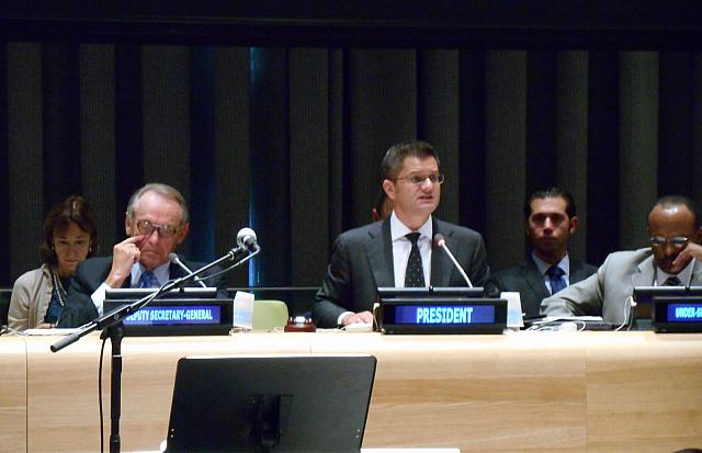 H.E. Mr. Vuk Jeremic, President of the 67th Session of the UN/GA - The UN Second High Level Panel on the Culture of Peace